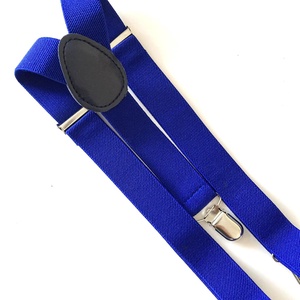 Bretele albastre pentru copii, Imbracaminte si moda, Haine barbati, Cravata, papion, , Bretele elastice, reglabile, marime scurta, pentru copii 1-9 ani., ARTYNOS