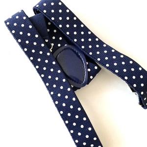 Bretele pentru copii, bleumarin cu buline albe, Imbracaminte si moda, Haine barbati, Cravata, papion, , ARTYNOS