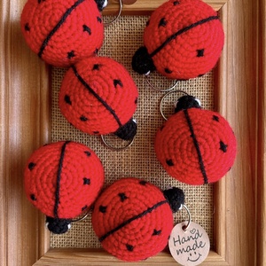 Buburuza crosetata...breloc, Genti si portofele, Accesorii genti, Breloc, , ARTYNOS