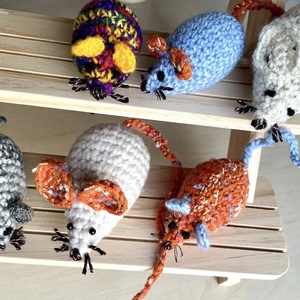 Soricel crosetat, amigurumi - jucării și echipamente pentru copii - plușuri - șoarece de pluș - Artynos.ro