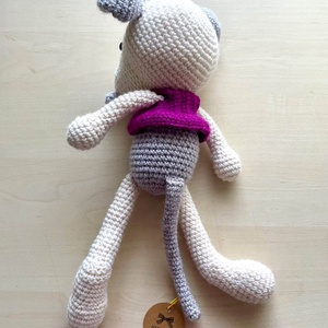 Amigurumi...soricelul Chitimus, jucarie crosetata - jucării și echipamente pentru copii - plușuri - figurine de pluș - Artynos.ro