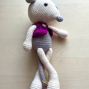 Amigurumi...soricelul Chitimus, jucarie crosetata - Artynos.ro