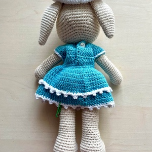 Amigurumi...iepurica cu basca, jucarie crosetata - jucării și echipamente pentru copii - plușuri - păpușă croșetată, păpușă de pluș - Artynos.ro