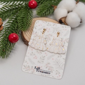 Cercei pom de Craciun I - bijuterii - cercei - cercei lungi - Artynos.ro