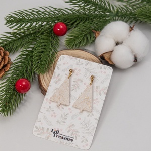 Cercei pom de Craciun III - bijuterii - cercei - cercei lungi - Artynos.ro