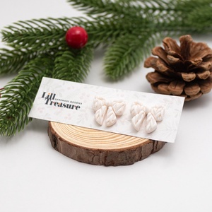 Cercei tip tinta fundita - Christmas Bow IV, Bijuterii, Cercei, Cercei cu figurine, Confectionarea bijuteriilor, ARTYNOS