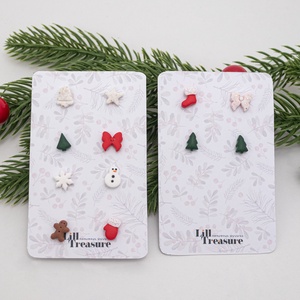 Set de Cercei Mini de Craciun - Pachet personalizat, Bijuterii, Cercei, Cercei cu figurine, Confectionarea bijuteriilor, ARTYNOS