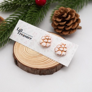 Cercei con de pin de Craciun - Pinecone - bijuterii - cercei - cercei cu figurine - Artynos.ro