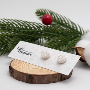 Cercei de Craciun in stil tricotat - Knitted - bijuterii - cercei - cercei cu figurine - Artynos.ro