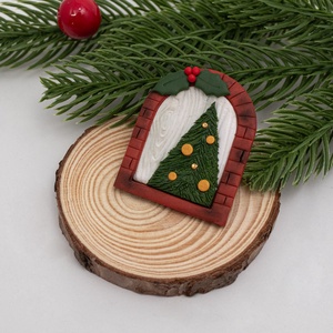 Brosa Ajunul Craciunului - Christmas Night - Artynos.ro