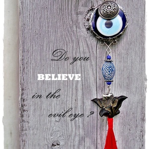 Decoratiune evil eye, Casă & Stil de viață, Accesorii pentru decorat casa, Decorațiuni cu tematică spirituală, Fossil, rocă, mineral, , ARTYNOS