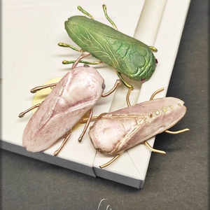 Brosa cicada - bijuterii - broșă, insigne - insigne - Artynos.ro