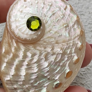 Cercei White Abalone - accesorii nuntă - bijuterii mireasă - cercei mireasă - Artynos.ro