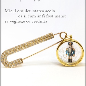 Ac de siguranță cu Spargatorul de nuci ediție de Crăciun LILLU BIJOUX - crăciun - îmbrăcăminte de crăciun - Artynos.ro