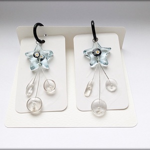 Cercei stelute tip Murano - bijuterii - cercei - cercei cu figurine - Artynos.ro