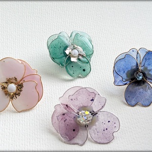 Brose panselute - bijuterii - broșe - Artynos.ro