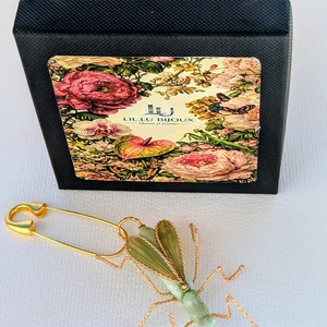 Broșa Mantis cu elemente detașabile  - accessorii și unelte - broșă, cerc, încuietoare - Artynos.ro