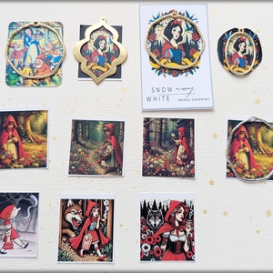 Semn de carte Scufita Rosie - cărți și creații cu tematică muzicală, cadouri - semn de carte - Artynos.ro