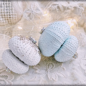 Marturii nunta din arici de mare naturali, decoratiuni handmade cu culoare personalizata - Artynos.ro