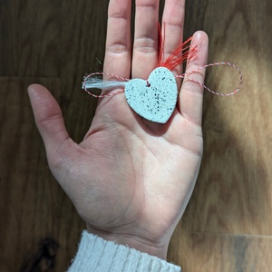 Martisor inima simpla sau casuta , Bijuterii, Mărțișor, Ceramică, Altele, ARTYNOS