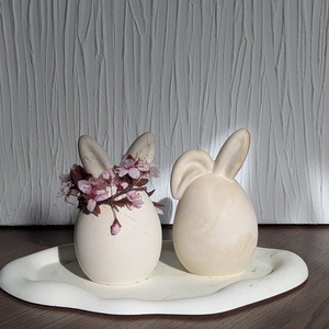 Set doi iepurasi  - casă & stil de viață - accesorii pentru decorat casa - decorațiuni de masă și decorațiuni pentru rafturi  - decorațiuni de masă - Artynos.ro