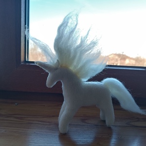 Inorog, Jucarii si echipamente pentru copii, Daruri de botez, Cusatura, Inorog din fetru, ARTYNOS