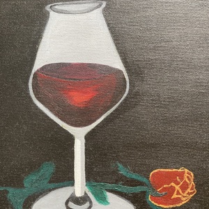 Tablou pahar de vin - casă & stil de viață - accesorii pentru decorat casa - picturi murale - tablouri/picturi pe pânză - Artynos.ro