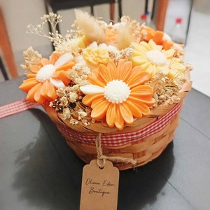 Buchet de flori parfumat din ceara soia. - Artynos.ro