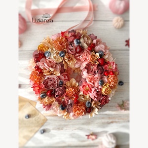Coronita de toamna pentru usa  Ozana, Casa & Stil de viata, Accesorii pentru decorat casa, Decoratiuni de geam si decoratiuni de usa , Ornamente de usa , Aranjament de flori, ARTYNOS