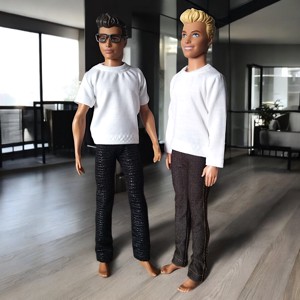 Set de haine Barbie pentru băieți, haine pentru Ken, 4 bucăți, haine de bază pentru păpuși de tip Barbie (c003ff) -  - Artynos.ro
