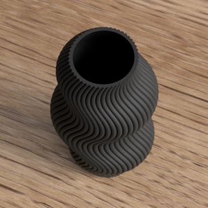 Vază ondulată modernă 3D - casă & stil de viață - accesorii pentru decorat casa - suport de flori - vaze - Artynos.ro