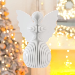 Statuie de înger 3D, suspendată - accesorii de crăciun - decorațiuni de crăciun de casă - decorațiuni pentru pomul de crăciun - Artynos.ro
