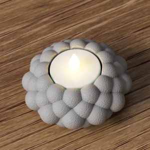 Suport pentru lumanari tip pastila cu LED-uri 3D si bule, Casa & Stil de viata, Lumanari, parfumuri, arome, Suport lumanari, Altele, ARTYNOS