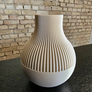 Vaza japoneza 3D Neki, linii drepte, Casa & Stil de viata, Accesorii pentru decorat casa, Suport de flori, Vaze, Altele, ARTYNOS