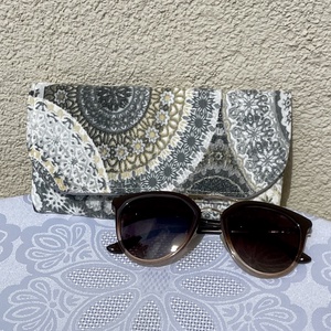 Husa de ochelari din panza cu model - Vászon szemüvegtok mintás, Geanta si husa, Portofele, huse, suporturi, Toc ochelari, Cusatura, ARTYNOS