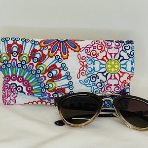 Husa de ochelari din panza cu model - Vászon szemüvegtok mintás, Geanta si husa, Portofele, huse, suporturi, Toc ochelari, Cusatura, ARTYNOS