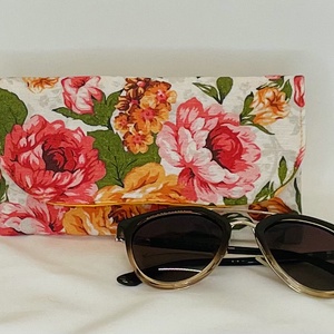 Husa de ochelari din panza cu model - Vászon szemüvegtok mintás, Geanta si husa, Portofele, huse, suporturi, Toc ochelari, Cusatura, ARTYNOS