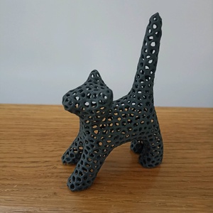 Statuie 3D a unei pisici - 3D macska szobor, Accesorii de Craciun, Decoratiuni de Craciun de casa, Decoratiuni pentru pomul de Craciun, Altele, Imbunatateste atmosfera casei sau biroului tau cu aceasta sculptura unica, imprimata 3D! Creatia, n..., ARTYNOS