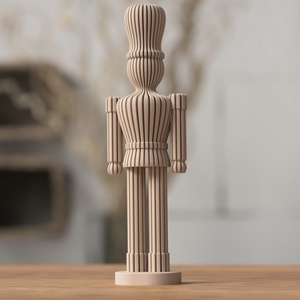 Spargator de nuci 3D - 3D diótörő - crăciun - decorațiuni de crăciun de casă - decor pentru masă de crăciun - Artynos.ro