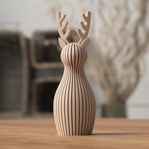 Ren 3D cu coarne lungi - 3D rénszarvas hosszú agancsos - Artynos.ro