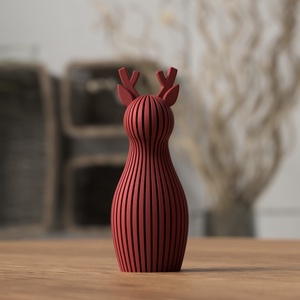 Ren 3D cu coarne scurte. - 3D rénszarvas rövid agancsos - Artynos.ro