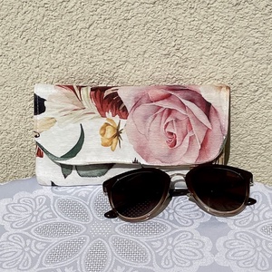 Husa de ochelari din panza cu model , Genti si portofele, Portofele, huse, suporturi, Suport de ochelari, Cusatura, ARTYNOS