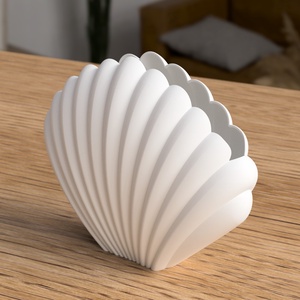 Vază 3D în formă de scoică - casă & stil de viață - decorațiuni de casă - accesorii florale - vaze - Artynos.ro