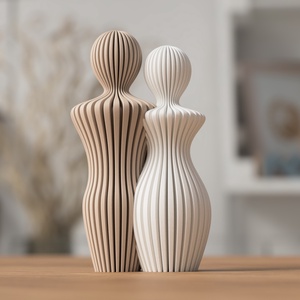 Sculptura 3D barbat-femeie cu nervuri, dimensiuni mari, Casa & Stil de viata, Decoratiuni de casa, Decoratiuni de masa si rafturi, Decoratiuni de masa, Altele, ARTYNOS