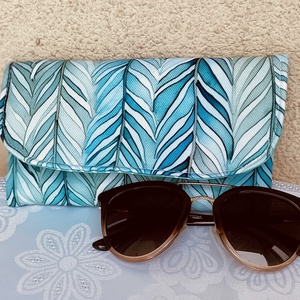 Husa de ochelari din panza cu model , Genti si portofele, Portofele, huse, suporturi, Suport de ochelari, Cusatura, ARTYNOS