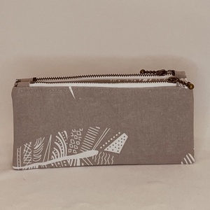 Geanta de toaleta cu model, format din 2 piese, portofel, Genti si portofele, Genti cosmetice, Cusatura, ARTYNOS