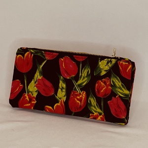 Geanta de toaleta cu model, format din 2 piese, portofel, Genti si portofele, Genti cosmetice, Cusatura, ARTYNOS