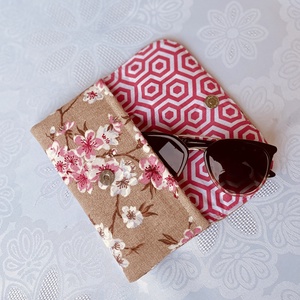 Husă de ochelari din pânză cu model  - genți și portofele - portofele, huse, suporturi - suport de ochelari - Artynos.ro