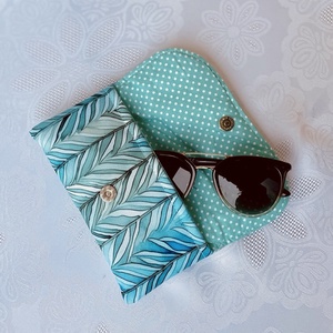 Husă de ochelari din pânză cu model  - genți și portofele - portofele, huse, suporturi - suport de ochelari - Artynos.ro