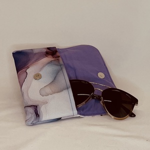 Husă de ochelari din pânză cu model  - genți și portofele - portofele, huse, suporturi - suport de ochelari - Artynos.ro